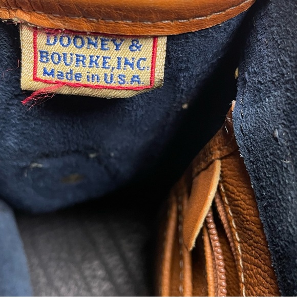 Dooney & Bourke Black Pebbled Leather Crossbody Bag - Vintage Made in USA - Picture 9 of 15